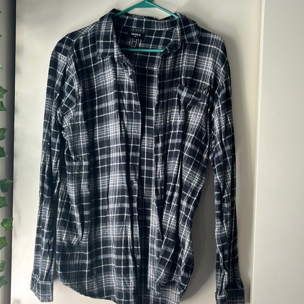 Forever 21 Mens Flannel Size Medium